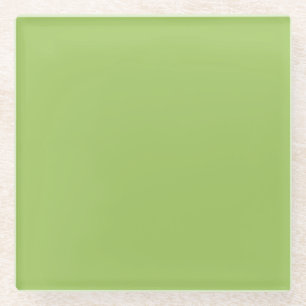 Dessous-de-verre En Verre Vert ressort, Vert clair clair clair clair, Vert c