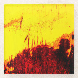 Dessous-de-verre En Verre Vieil ambre