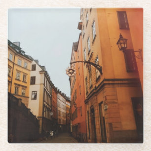 Dessous-de-verre En Verre Vieille ville de Stockholm