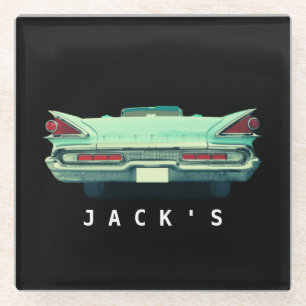 Dessous-de-verre En Verre Vintage 1950 Mercury Taillights Custom