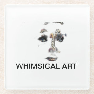 Dessous-de-verre En Verre "Whispers of a Celestial Muse"