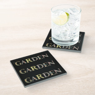 Dessous-de-verre En Verre William Morris Floral Garden Moto et cadre