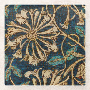 Dessous-de-verre En Verre William Morris Vintage Honeysuckle