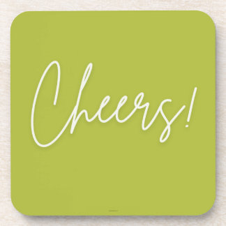 Dessous-de-verre Ensemble de 4 Cheers Home Drink Coasters