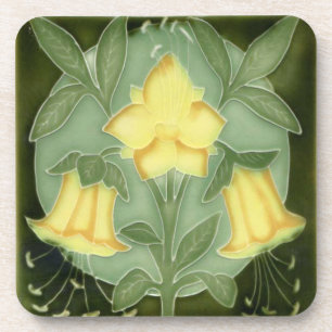 Dessous-de-verre Ensemble de 6 sous-verres Art nouveau