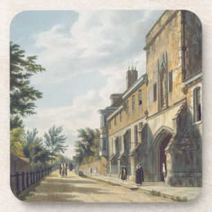 Dessous-de-verre Entrée d'université de Winchester avec Hous du