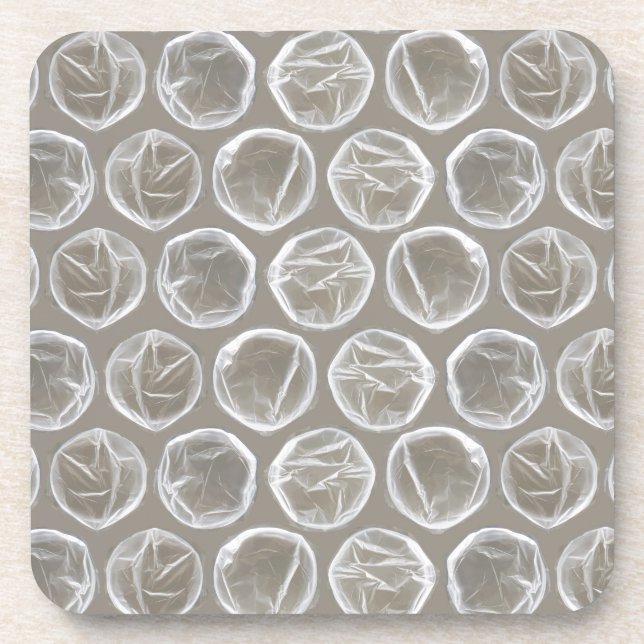 Dessous-de-verre enveloppement bulle (Devant)