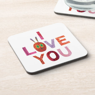Dessous-de-verre Eric Carle   Caterpillar I Love You
