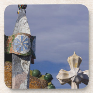 Dessous-de-verre Espagne, Catalogne, Barcelone. Casa Batllo (1906).