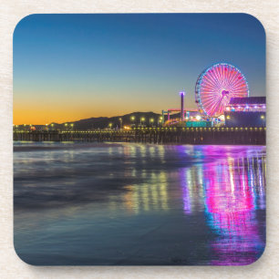 Dessous-de-verre États-Unis, Californie, Los Angeles, Santa Monica