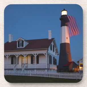 Dessous-de-verre États-Unis, Géorgie, Tybee Island, Drapeau flottan