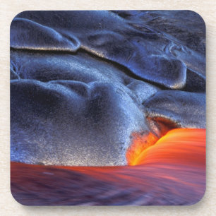 Dessous-de-verre États-Unis, Hawaï, Big Island, Kilauea, Parc natio