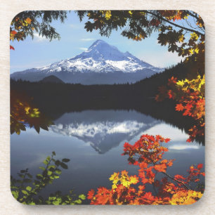 Dessous-de-verre États-Unis, Oregon, Forêt nationale du mont Hood.