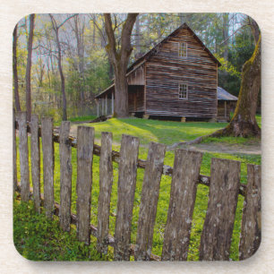 Dessous-de-verre États-Unis, Tennessee, cabine dans Cades Cove