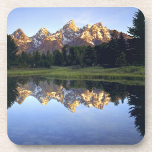 Dessous-de-verre États-Unis, Wyoming, Parc national de Grand Teton.