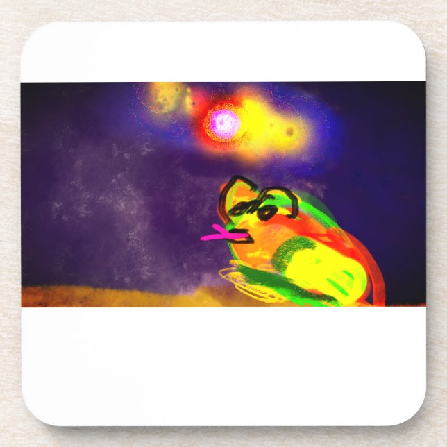 Dessous-de-verre Été de grenouille (Devant)