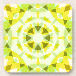 Dessous-de-verre Étoile d'été jaune vif vert étoile Dopamine Décor