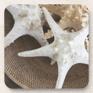 Dessous-de-verre Étoiles de mer dans un panier