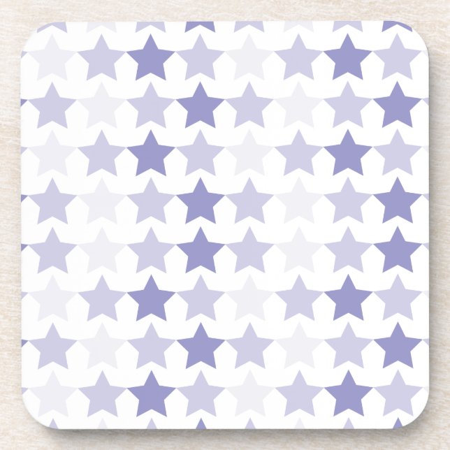 Dessous-de-verre Étoiles Patriotique Blue Ombre (Devant)
