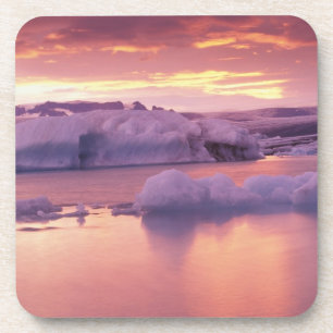 Dessous-de-verre Europe, Islande, lagon de Jokulsarlon