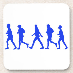 Dessous-de-verre Exécution De L'Exercice De Jogging