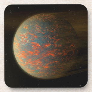 Dessous-de-verre Exoplanet 55 Cancri E Et Sa Surface Moulée