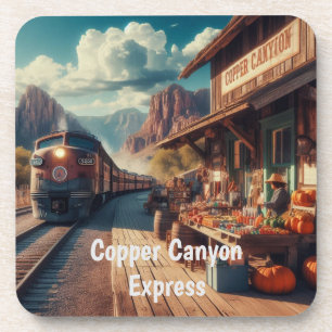 Dessous-de-verre Express de canyon de cuivre