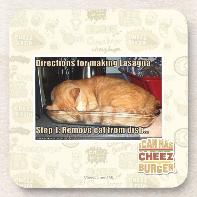 Dessous-de-verre Fabrication du lasagne (Devant)