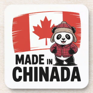 Dessous-de-verre Fabriqué en Chinada Panda - Chinois Canadien