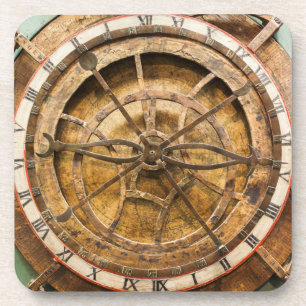 Dessous-de-verre Face d'horloge antique, Allemagne