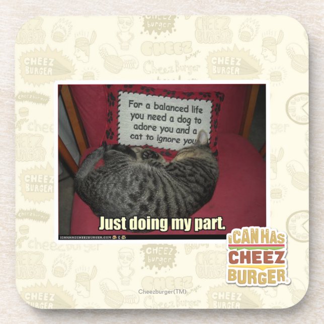 Dessous-de-verre Faire juste ma cloison (Devant)