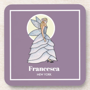 Dessous-de-verre Fairy Princess Petals Robe Mode Illustration