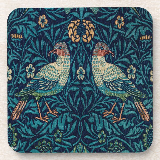 Dessous-de-verre Faisans William Morris (Devant)