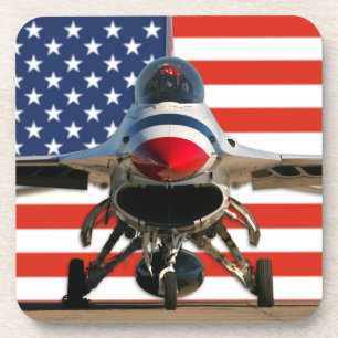 DESSOUS-DE-VERRE FALCON DE COMBAT F-16C