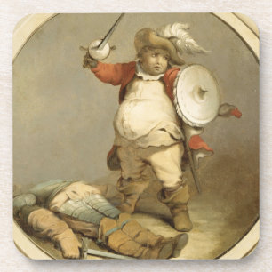 Dessous-de-verre Falstaff avec le corps de Hotspur, c.1786 (huile
