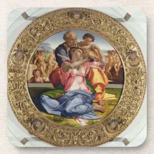 Dessous-de-verre Famille sainte avec St John (Doni Tondo), 1504-05