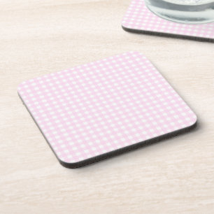 Dessous-de-verre Faye et Lauren Pink En vichy