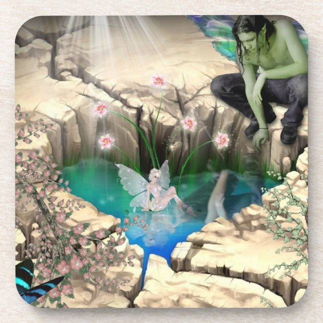 Dessous-de-verre Féerie en Elven Pond (Devant)