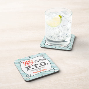 Dessous-de-verre Félicitations amusantes pour faire semblant d'être