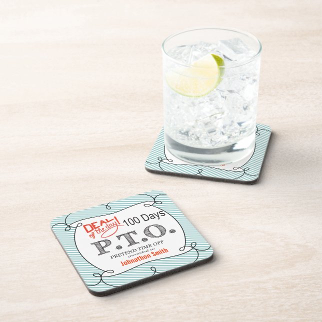 Dessous-de-verre Félicitations amusantes pour faire semblant d'être (Côté Droit)