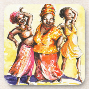 Dessous-de-verre Femmes de danse