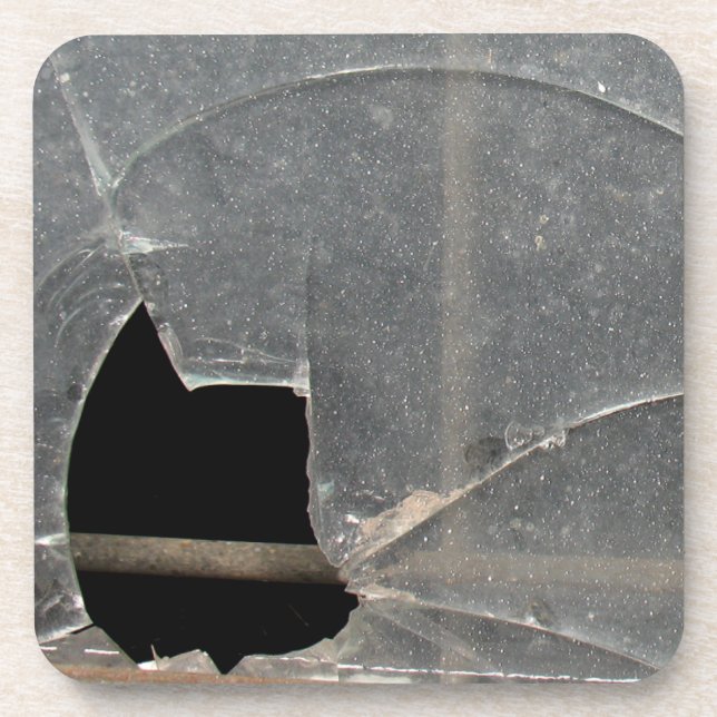 Dessous-de-verre Fenêtre cassée (Devant)