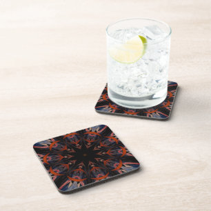 Dessous-de-verre Fenêtre en verre tendu Kaleidoscope 12