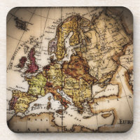 Fermez-vous de la carte antique 2 du monde