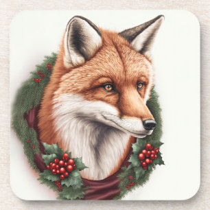 Dessous-de-verre Festif Fox Vacances d'hiver/Dessous de verre de No