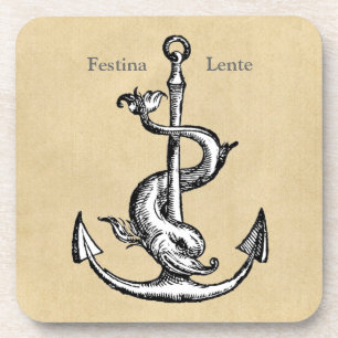 Dessous-de-verre Festina Lente - Faire de la hâte lentement