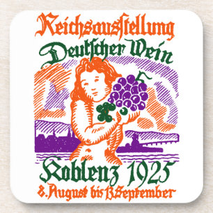 Dessous-de-verre Festival allemand du vin 1925