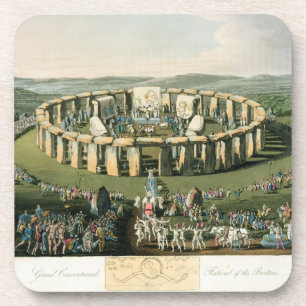 Dessous-de-verre Festival conventionnel grand des Britanniques,