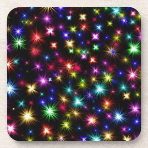 Dessous-de-verre Feu d'artifice coloré Stars Design-27317
