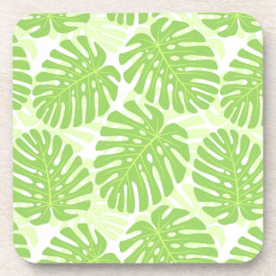 Dessous-de-verre Feuille de plante tropicale - motif de Monstera